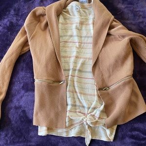 Cardigan and 2 sweaters